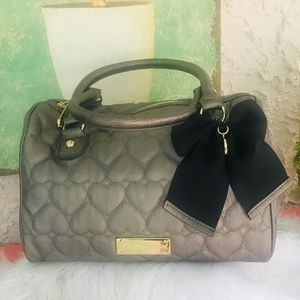 Betsey Johnson Silver Purse